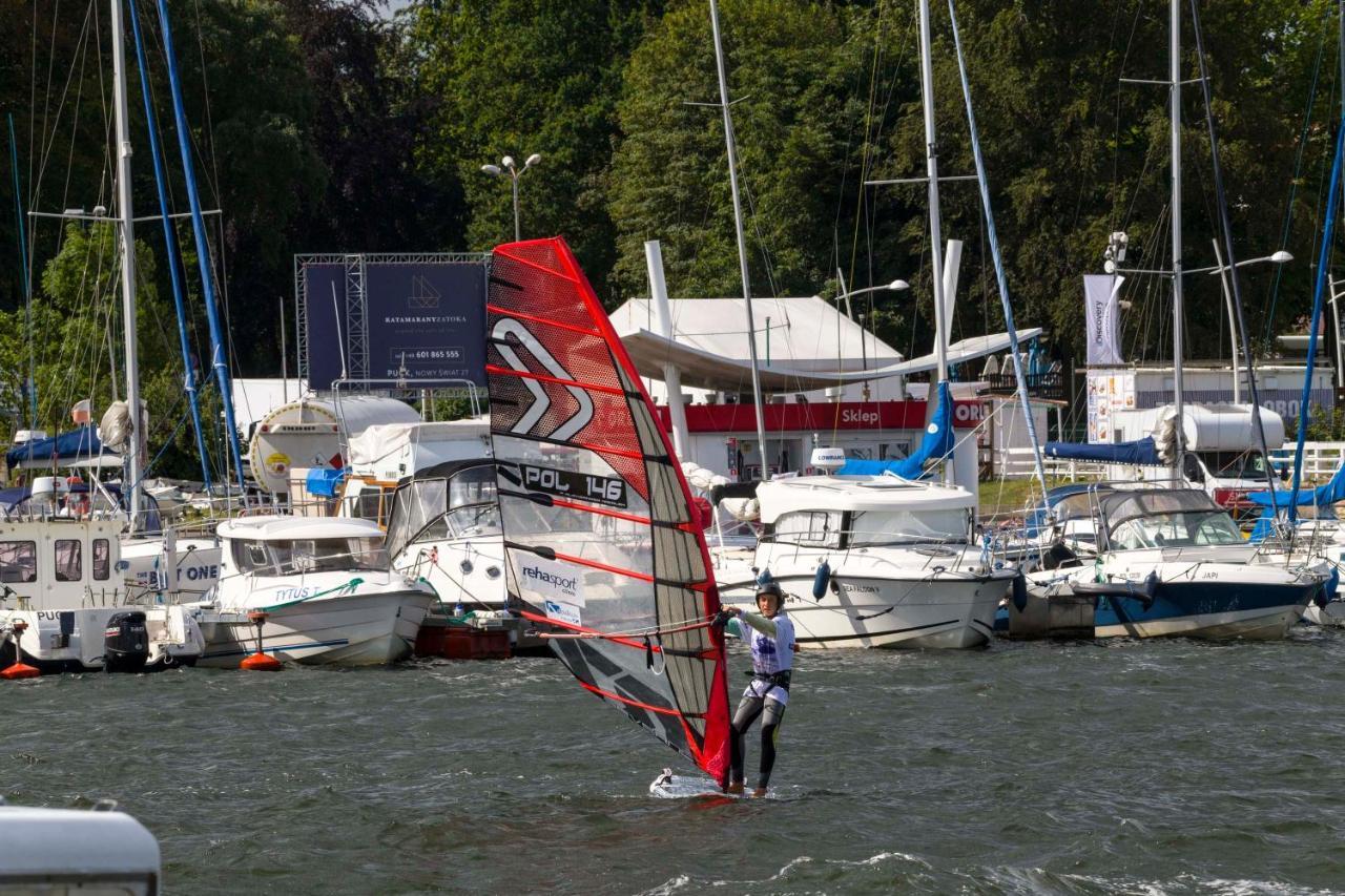 Ahoy Puck Apartament Przy Plazy Z Widokiem Na Morze Kültér fotó